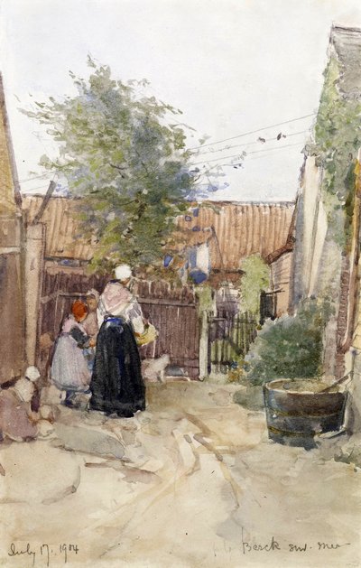 Un giardino sul retro, Berck sur Mer, 1904 da Patty Townsend Johnson